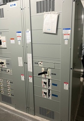 Eaton Pow-R-Line 1600 Amp 2 Section Switchboard 480V 3PH RGH Main NGH HMDL