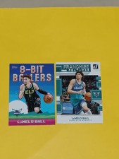 Lamelo Ball 2023 Donruss Franchise Features-2025 Topps 8 Bit Ballers.