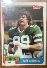 1981 Topps Mark Gastineau Rookie card. rookie card picture