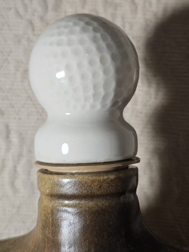 Vtg '74 United Airlines Hawaiian Tiki Golfball Beam Whiskey Decanter 15.25" Empt - Picture 11 of 11