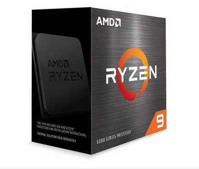 AMD Ryzen 9 5900X 12 Cores, 24 Threads up to 4.8 GHz AM4 Gaming Streaming CPU