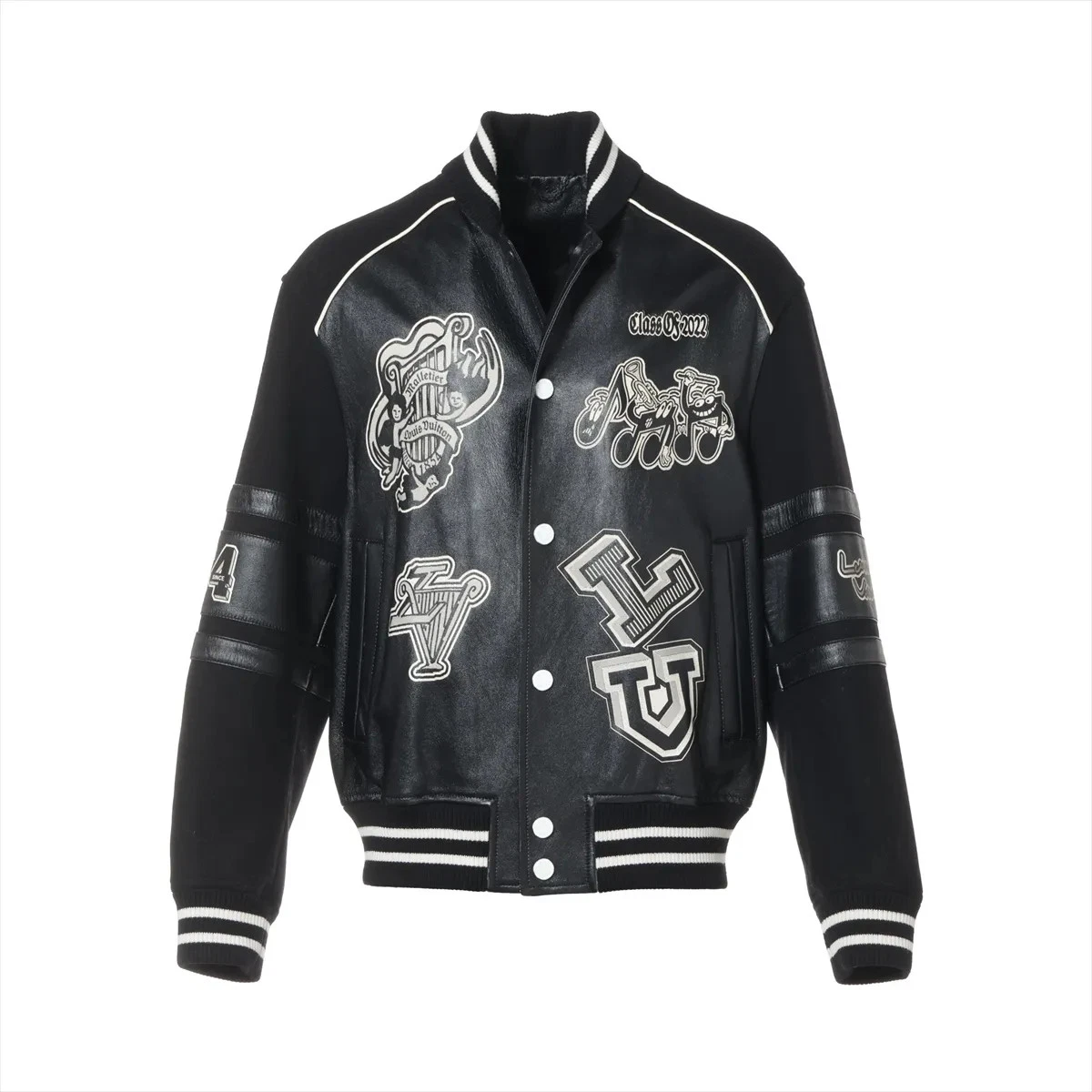 Louis Vuitton Leather Outer Shell Black Coats, Jackets & Vests for