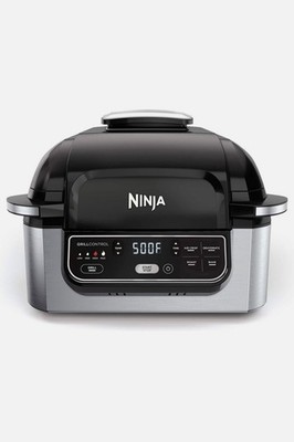AG301 Foodi 5-in-1 Indoor Electric Grill w/Air Fry, Roast, Bake, & Dehydrate NEW