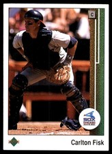 Carlton Fisk 1989 Upper Deck #609 White Sox MLB READ FREE SHIPPING AutographDen