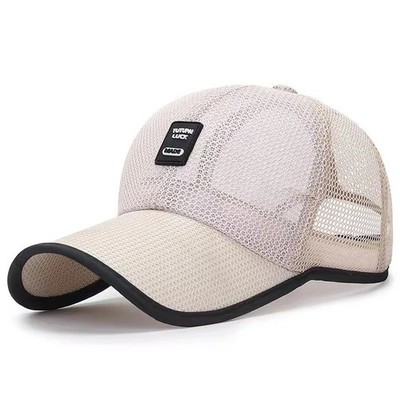 Men's Breathable Mesh Baseball Cap Summer Outdoor Hat Trucker Cap Gym Fun Gift