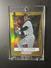 2012 Panini Prizm Gold Holo Refractor SSP SP Reggie Jackson /10 NYY HOF Yankees