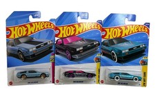 Hot Wheels Lot 3 DMC DeLorean 1:64