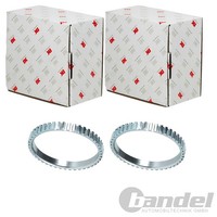 2X Nk ABS-SENSORRINGE Vorne Hinten Passend FÜR Audi 100 200 80 90 A4 A6