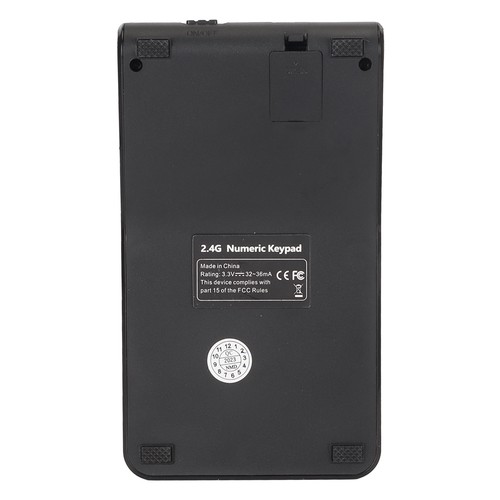 2.4G Numeric Keypad With Screen U Shaped Keys 32.8ft Effective Distance Low NEW - Afbeelding 10 van 12
