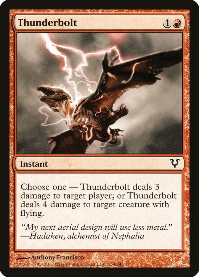 Thunderbolt 159 Common Avacyn Restored Magic: The Gathering Near Mint
