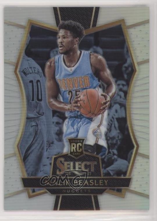 2016-17 Panini Select Premier Level Silver Prizm Malik Beasley #176 0l1