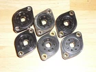 Six Philips Tube Sockets for Tubes UY1. They can to use for EL34