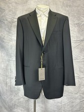 Canali Solid Black Tuxedo Suit 2 -Bt Sz EU 56 L / US 46 L / W 40