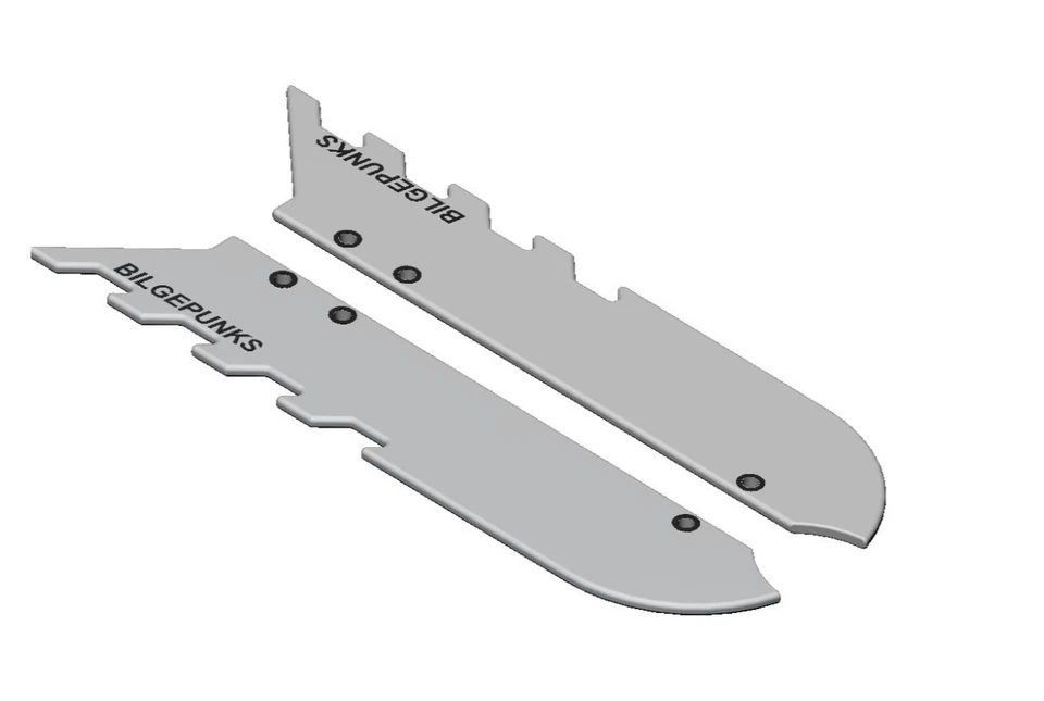 Yamaha superjet rear sponsons 1990 - 2020 ( With hardware ) - Image 2 of 2