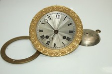 06An) Altes  mech. Uhrwerk mit Fadenaufhängung Pendule Kaminuhr Paris um 1850