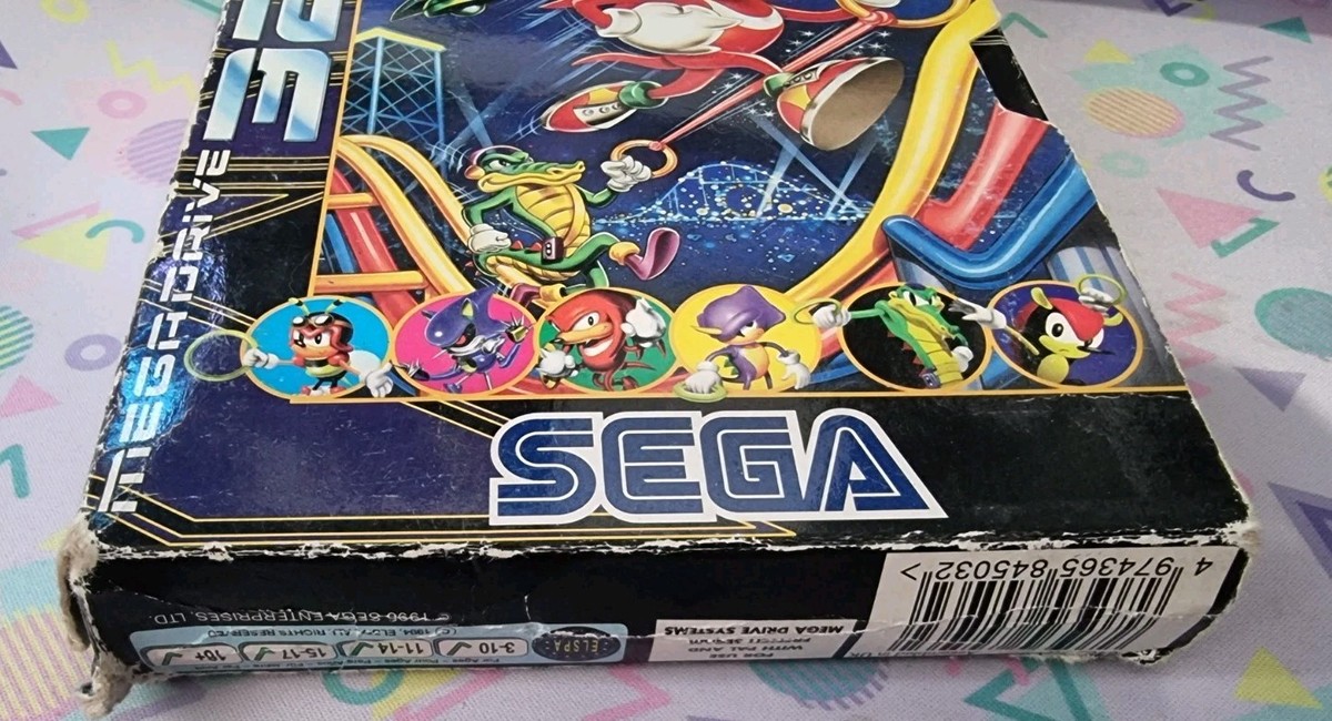 Knuckles' Chaotix (SEGA Mega Drive 32X, 1995) PAL UK CIB Complete