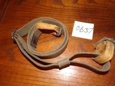 Finnish Mosin Nagant m91/30 web sling rawhide dog collars marked SAT web keeper
