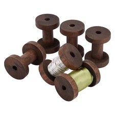 Wooden Empty Spools for Wire, 2.3 inch Bobbins Wood Sewing Embroidery Thread ...