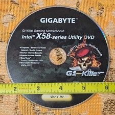 Gigabyte GI-Killer Gaming Motherboard Intel X58-Series Utility DVD