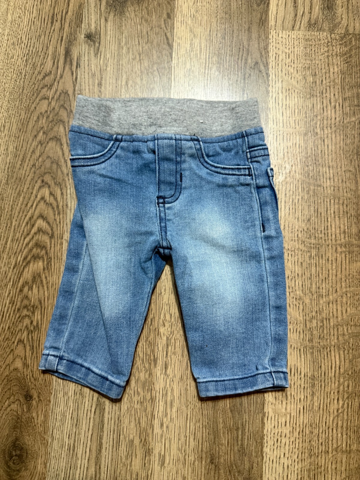 Garanimals Jeans, baby  Infant Size 0-3M, Blue, Pull On, Str
