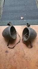 1930s Vintage Car Headlight Housing Pair Fordchrysler Tear Drop Automobile