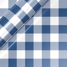 Siser EasyPattern HTV Heat Transfer Vinyl 12" x 12" sheets - BUFFALO PLAID BLUE