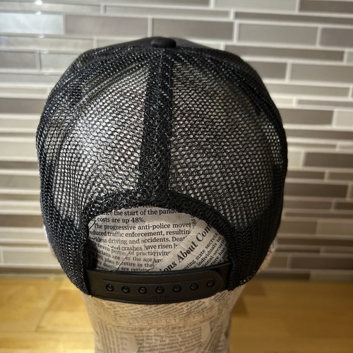 Take It Easy Embroidered Patch Otto Black Foam Front Mesh Back Trucker Rope Hat - Picture 3 of 6