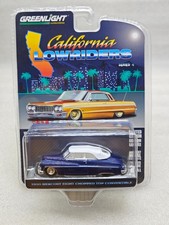 Green Light 1:64 California Low Down Series 4-1950 Mercury Eight Chopped car