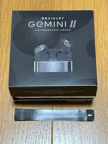 Auriculares inalámbricos Devialet Gemini II con cancelación de ruido negro mate usados - Imagen 1 de 6