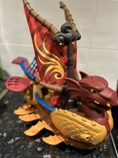 Imaginext Sea Serpent Boat Ship Rare Fisher Price Mattel Toy Viking Pirate Play