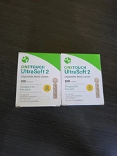 NIB lot of 2 One Touch UltraSoft 2 Lancets (30 Gauge) 200 count total EX: 4/2028
