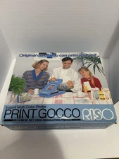 Riso Print Gocco B6 Set, Bulbs, Hi-Mesh Master, Blue Filters, Ink Blocking Pad
