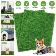 Indoor Dog Pet Potty Training Portable Grass Mat Toilet Artificial Grass Pee Pad