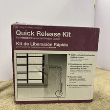 Unique Home Designs Quick Release Kit for Hinged Horizontal Window Guards