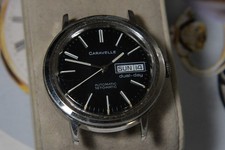 Orologio Uomo Automatico Vintage 1978 Bulova CARAVELLE 1133.50 ETA2879 17J--4 Riparazioni