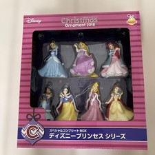 Disney Princess Christmas Ornaments Set 7pcs Cinderella Ariel Snow White Belle