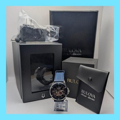 Bulova Marine Star Automatikuhr mit Aufzugsmaschine, Open Heart aus Japan