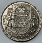1937 Canada Silver 50 Cent, Au Condition. D-542