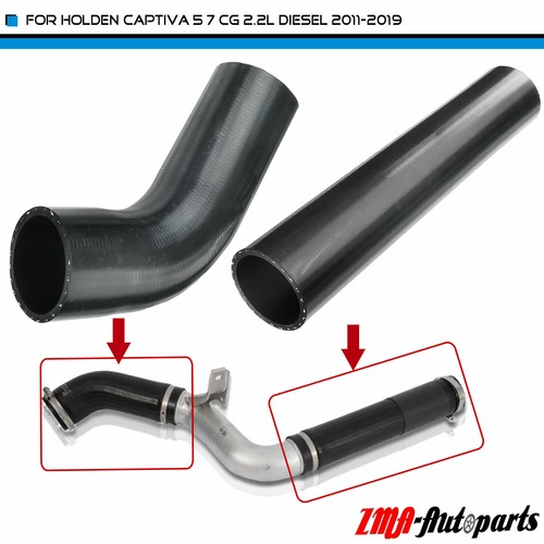 2PCS Turbo Intercooler Hose Pipe for Holden Captiva 5 7 CG 2.2L Z22D ...