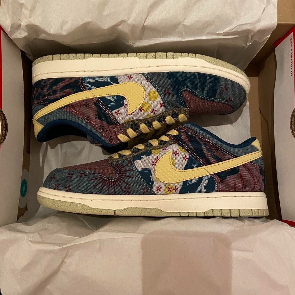 Size 8.5 - Nike Dunk Low Community Garden for sale online | eBay