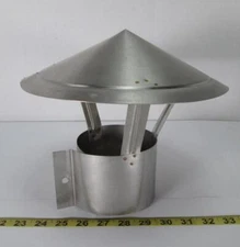 New NOS Reliance Mfg Corp 4" Stainless Steel Drawband China Cap RM4DC Stove Cap