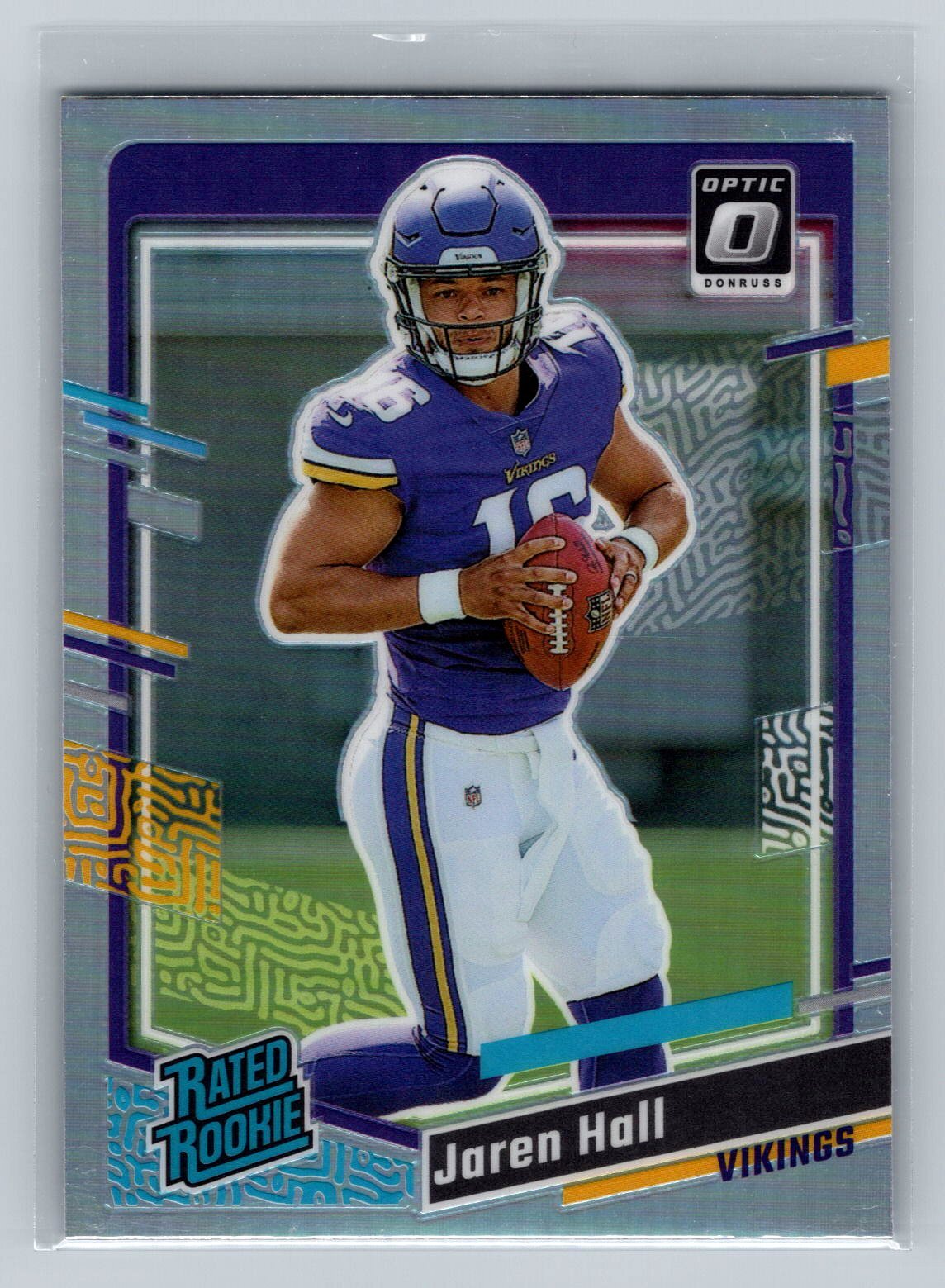 2023 Donruss Jaren Hall Optic Rated Rookie Preview Holo Prizm #367 Vikings