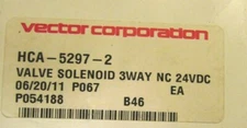 PARKER VECTOR CORPORATION HCA-5297-2 Valve Solenoid 3Way