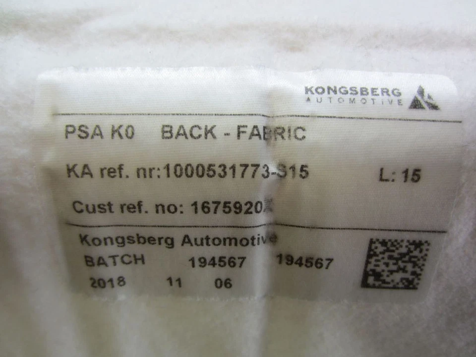 Asiento delantero izquierdo peugeot traveller 2.0 hdi 1675920x asiento calefacción respaldo Foto 3 de 4