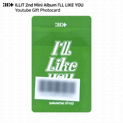 ILLIT 2nd Mini Album I'LL LIKE YOU Weverse Shop Youtube Gift