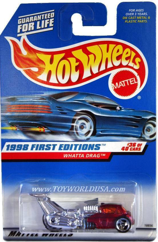 1998 Hot Wheels #673 First Edition #36 Whatta Drag | eBay