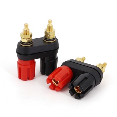 10Pcs 4mm Dual Banana Female Jack Binding Post Panel Mount Socket Connector