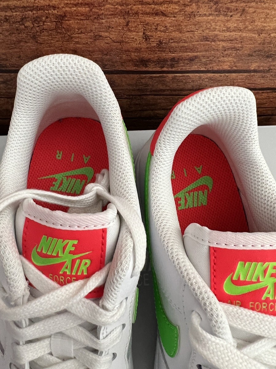 Nike Women's Air Force 1 '07 Watermelon White Laser Crimson