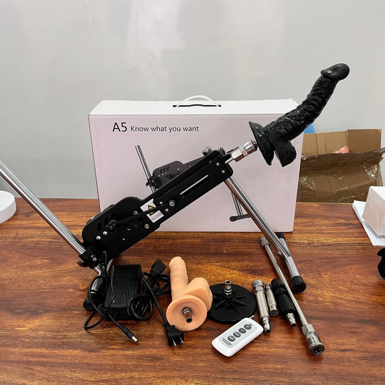 Sex Maschine Fickmaschine Aufsätze Dildo Stange Sexspielzeug Vibrator Anal Liebe