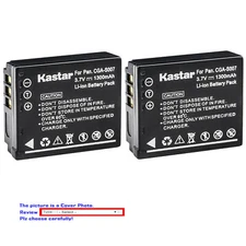 Kastar Replacement Battery for Panasonic CGA-S007 & Panasonic LUMIX DMC-TZ5